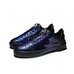 versace collection chaussure for cheap motif crocodile blue